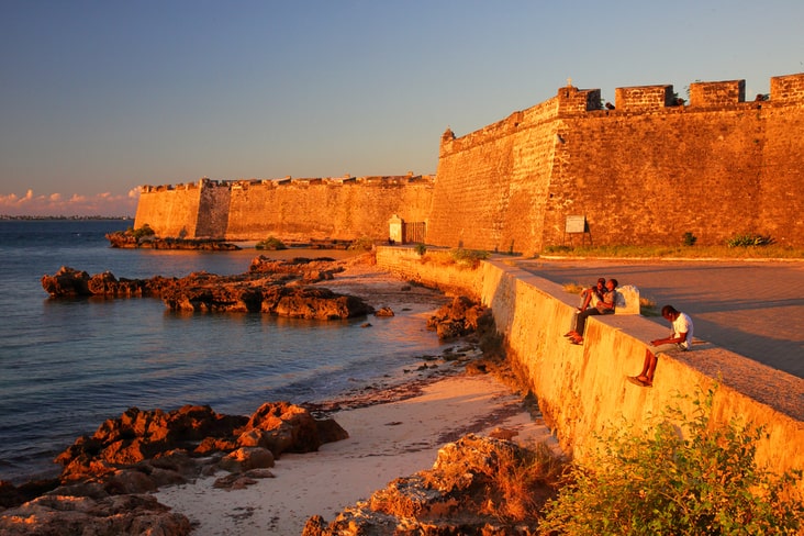 A fort on the Island of Mozambique